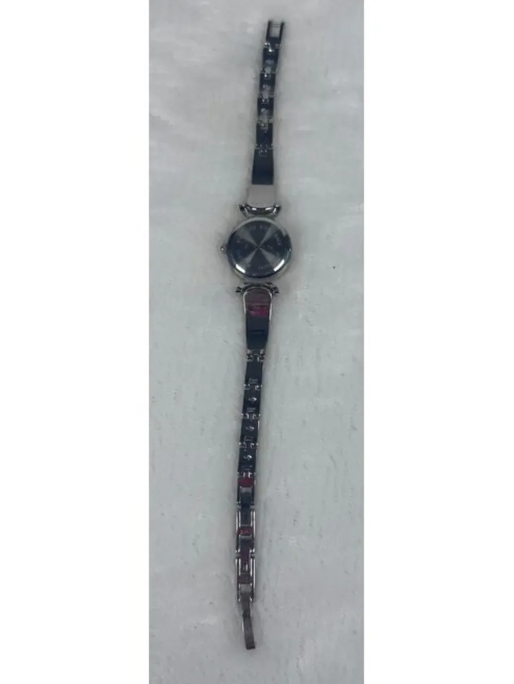 Women's Murano Glass Style Watch Quartz Millefiori Silver Tone Avon Works